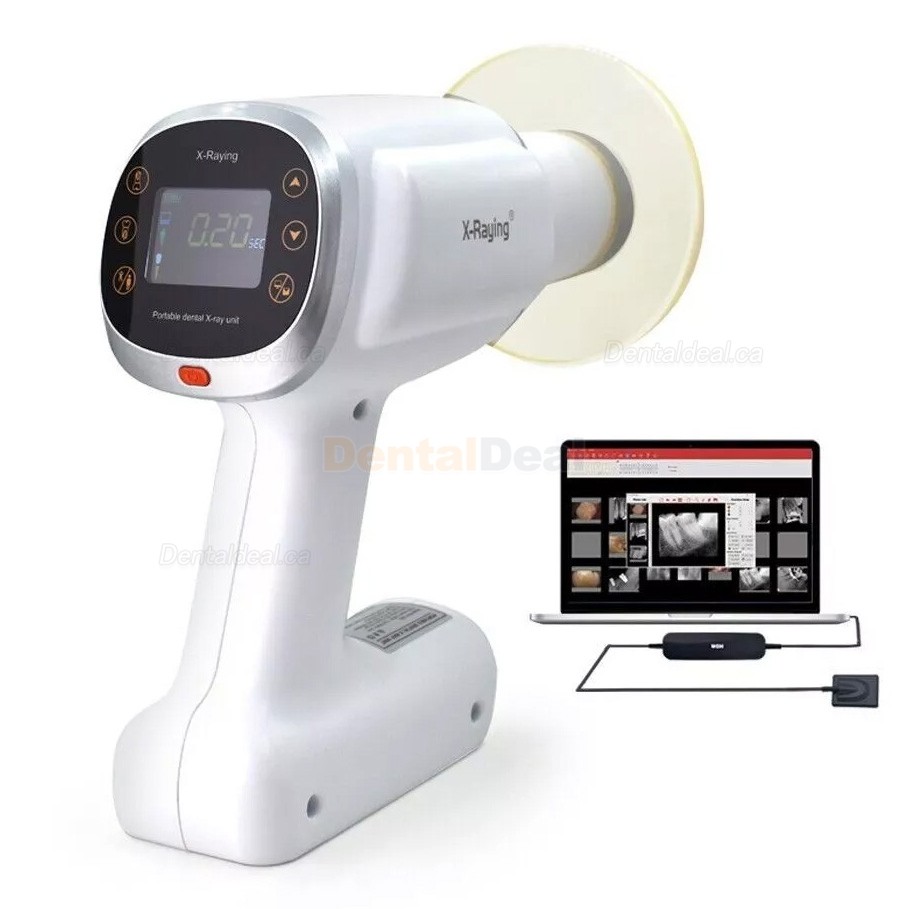 RAY-500X Portable Handheld Digital Dental X-Ray Machine with Protective Shield